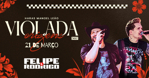 Violada 360 com Felipe & Rodrigo, mistura gastronomia e música sertaneja ao vivo em uma pista de hipismo em Ribeirão Preto. 