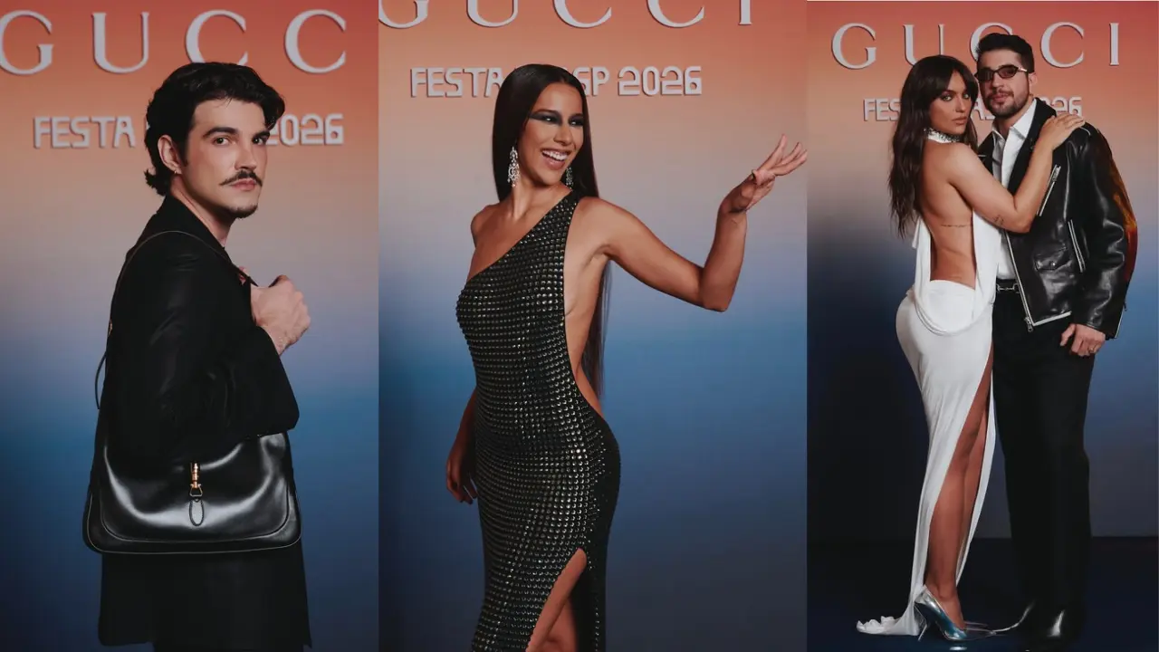 Sabrina Sato Alice Fraga Afonso Herrera marina Sena são algumas das celebridades que marcaram presença na festa do MASP com patrocínio de Gucci ; confira